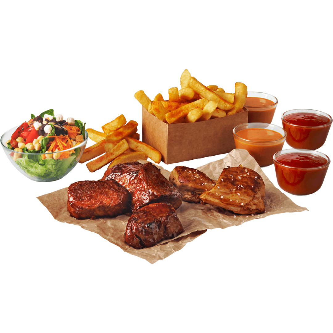 Filet Royal & kyckling box – till 4 personer