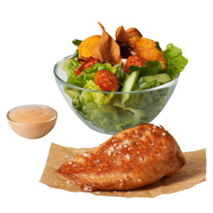 Grillet kyllingebryst & salat