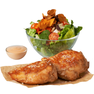 XL Grillet kyllingebryst & salat