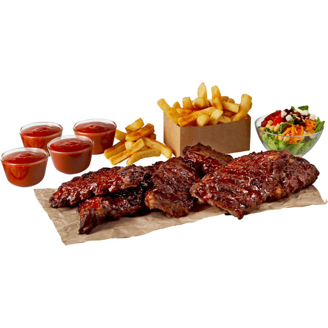 XL Ribs box – till 4 personer