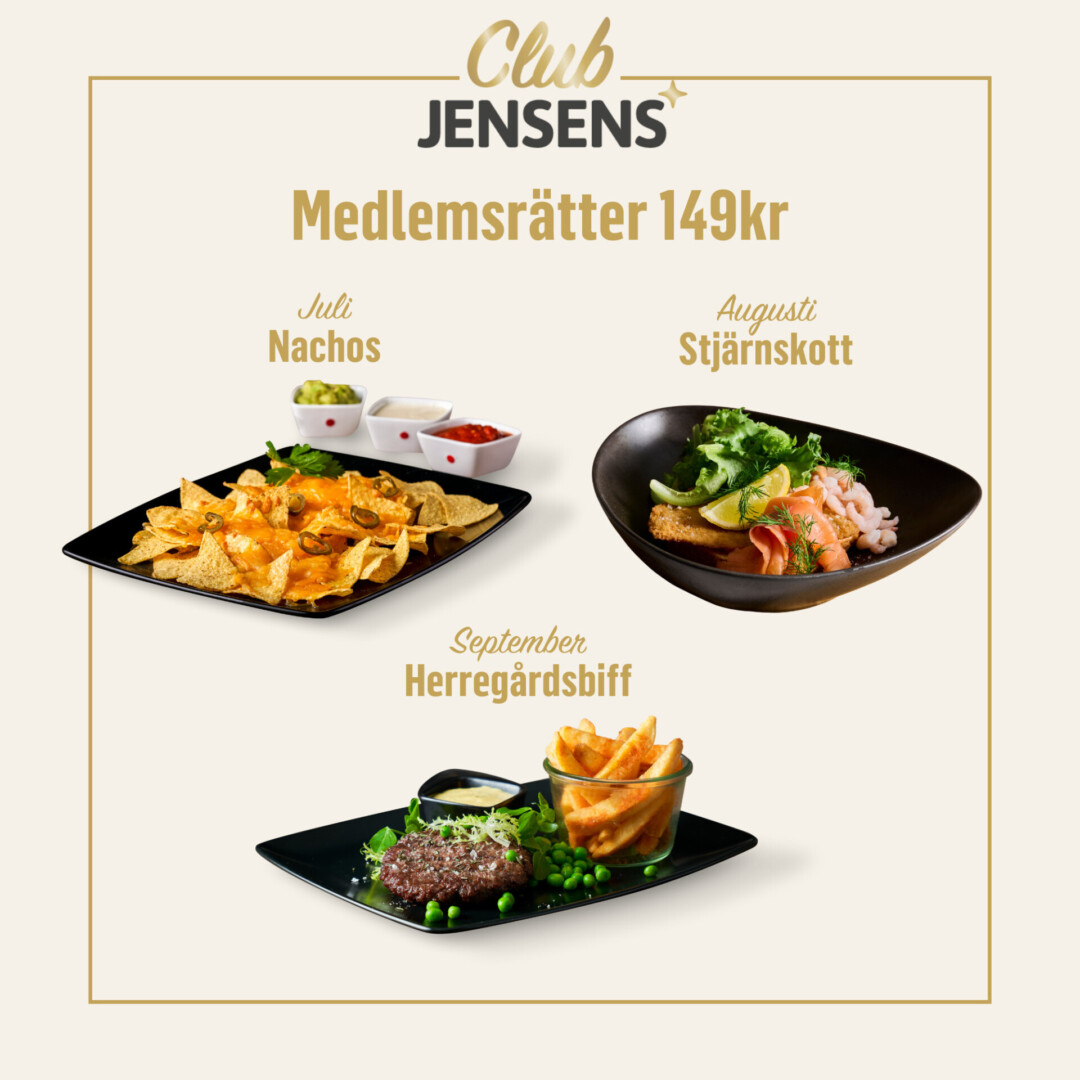 Ny medlemsförmån i Club Jensens!