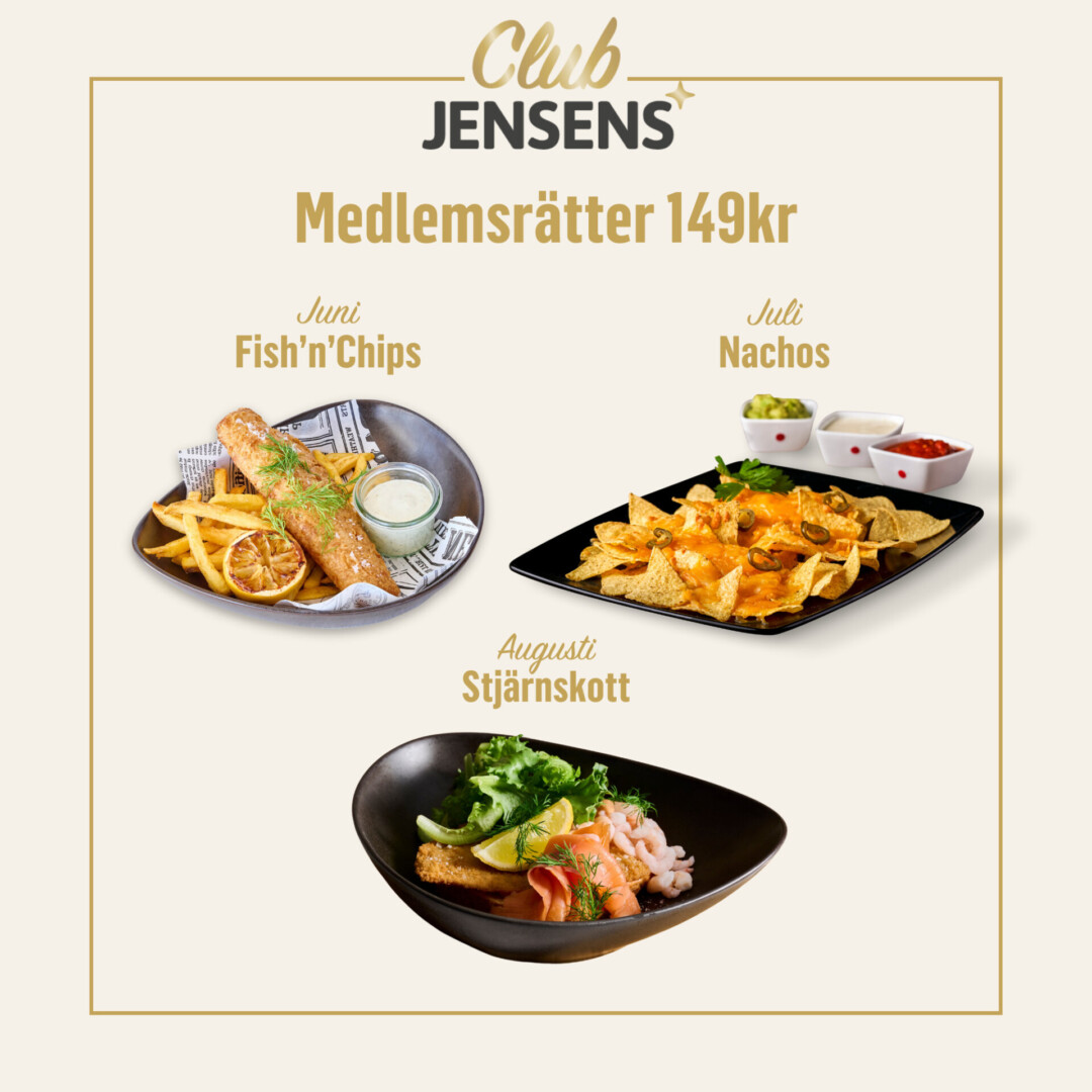 Ny medlemsförmån i Club Jensens!