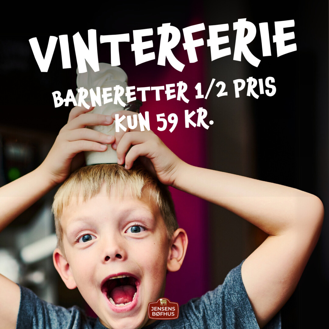 Barnemeny til skarp pris – kun 59 kr.!